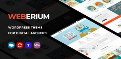 Weberium Theme for Digital Agencies