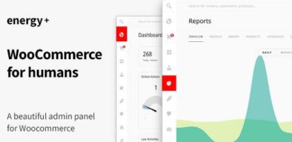 Energy Admin panel for WooCommerce
