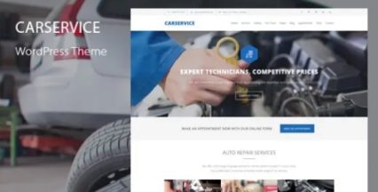 Car Service Auto Mechanic And Car Theme