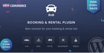 RnB WooCommerce Booking And Rental