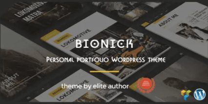 Bionick Personal Portfolio Theme