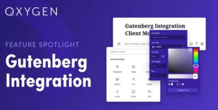 Oxygen Gutenberg Integration Addon