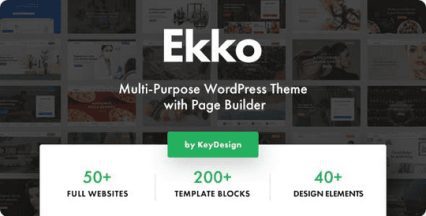 Ekko MultiPurpose Theme and Builder