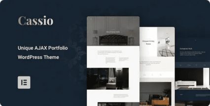 Cassio AJAX Portfolio WordPress Theme