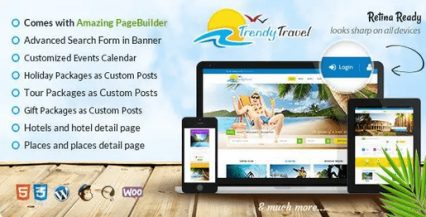 Trendy Travel Tourism Agency Theme