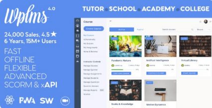 WPLMS Learning Management System
