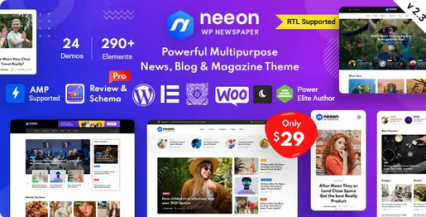 Neeon WordPress News Magazine Theme