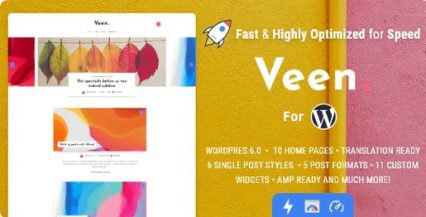 Veen Minimal and Lightweight Blog