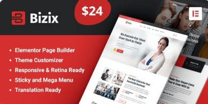 Bizix Corporate and Business Theme