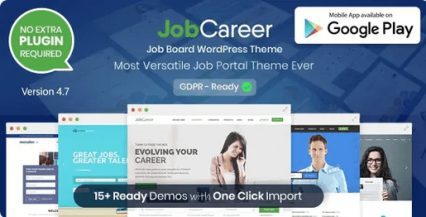 JobCareer Job Board Responsive Theme