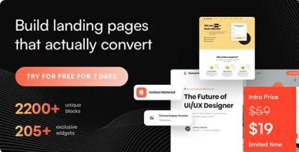 Convertio Conversion Landing Page Theme