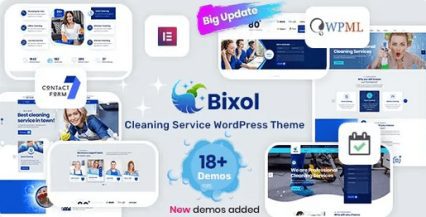 Bixol Cleaning Services Theme