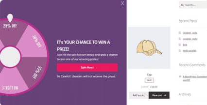 Spin Wheel For WooCommerce